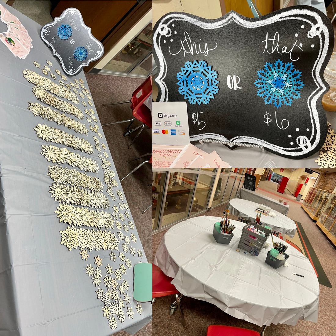 Helping Hands Craft Fair - Snowflake Ornaments